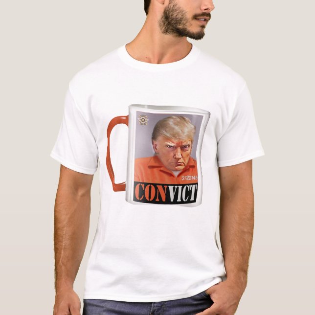 Camiseta Trump's MUG-Shot. (Frente)