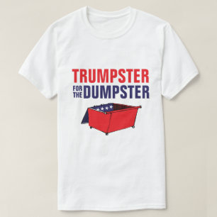 Camiseta Trumpster para o contentor