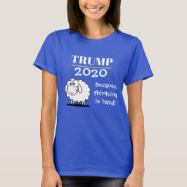 Camiseta Trunfo 2020 - porque pensar é duro!