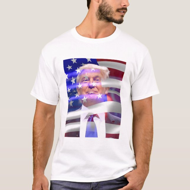 Camiseta trunfo da bandeira americana 2020 (Frente)