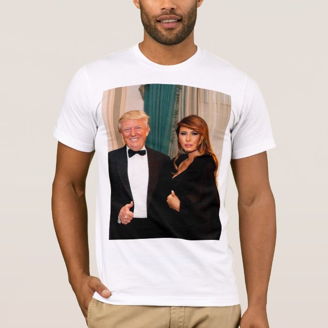 Camiseta Trunfo de Donald & de Melania (Frente)