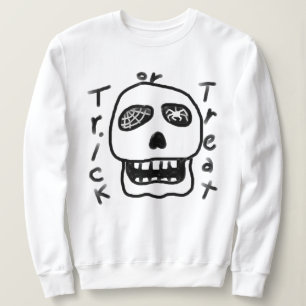 Camiseta Truque de abstrato ou doce de Dia das Bruxas