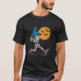 Camiseta Truque De Aranha-Aranha De Beisebol No Halloween O