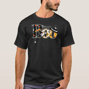 Camiseta Truque de Aranha de Bruxa Boo ou Trate o Halloween