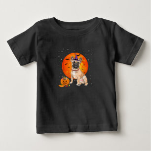 Camiseta Truque De Bulgue Francês Halloween Ou Tratar Abóbo