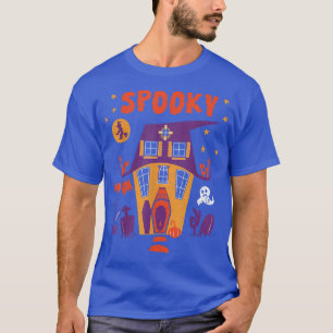 Camiseta Truque De Casa Assombrada Ou Tratar O Halloween Go