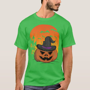 Camiseta Truque De Costume De Halloween Ou Trate Jack O Lan