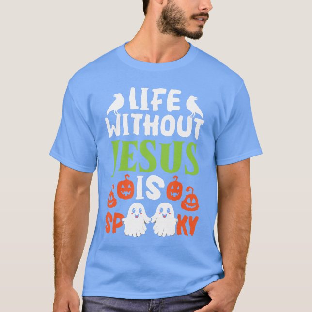 Camiseta Truque De Cristo Ou Tratamento De Jesus Do Hallowe (Frente)