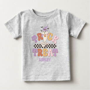 Camiseta Truque de Cuta Fantasma Personalizado ou Tratar Ha