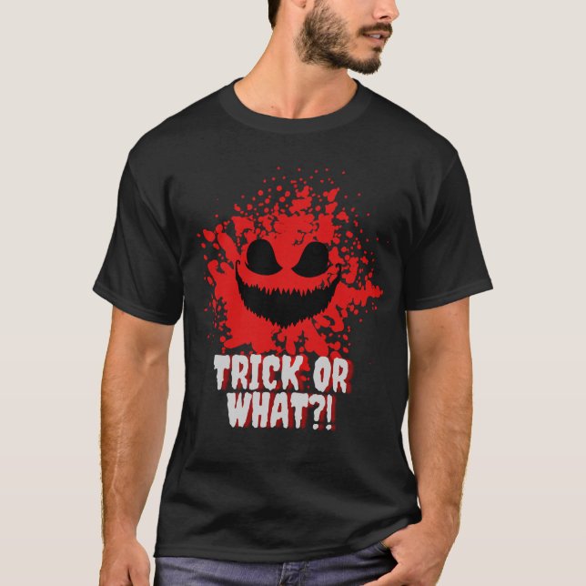 Camiseta Truque de Dia das Bruxas (Frente)