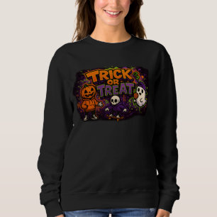 Camiseta Truque de Dia das Bruxas ou Roupas de Grafite de T