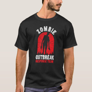 Camiseta Truque De Halloween Da Equipe De Resposta De Surto