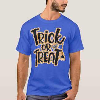 Camiseta Truque de Halloween ou aranha divertida