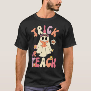 Camiseta Truque de Halloween ou guincho retrorreflector
