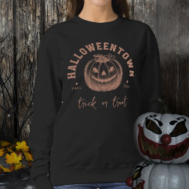 Camiseta Truque de Halloween ou tratamento de abóbora de la