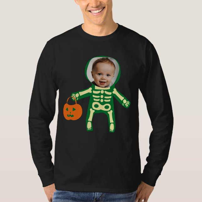 Camiseta Truque de Halloween ou tratamento personalizado (Frente)