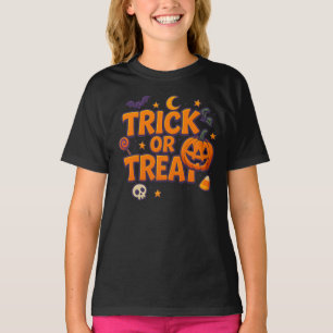 Camiseta Truque de Halloween ou trato de roupas