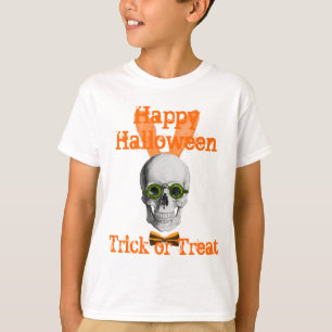 Camiseta Truque de Halloween ou travessura a vapor