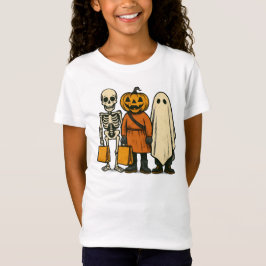 Camiseta Truque de Halloween ou Tripulação de Tratamentos