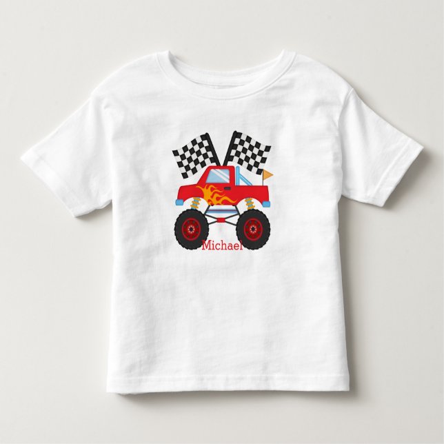 Camiseta Truque de Monstro de Tee Toddler da Criança (Frente)