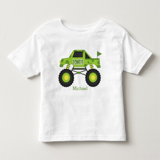 Camiseta Truque de Monstro de Tee Toddler da Criança (Frente)