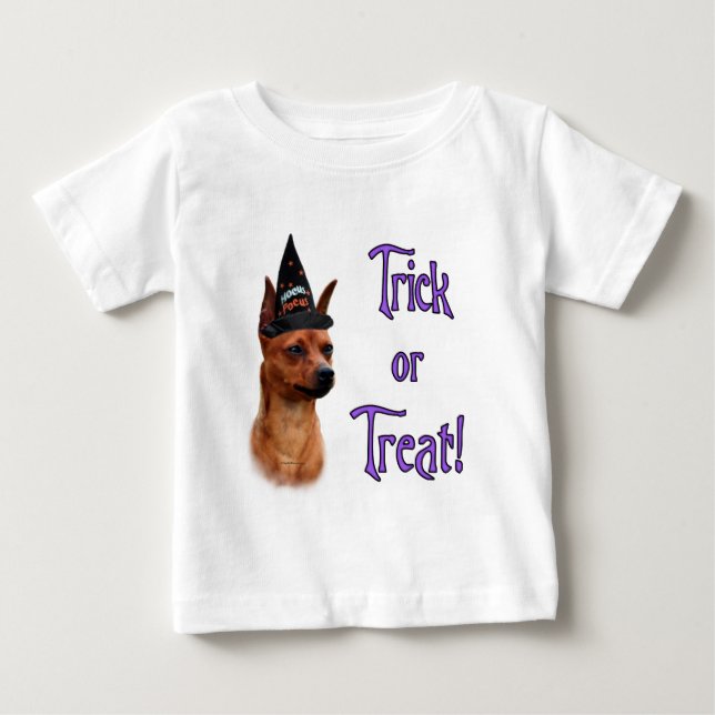 Camiseta Truque de Pinscher Miniatura (Frente)