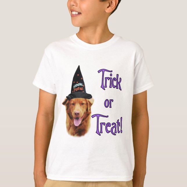 Camiseta Truque de Retriever de Toleragem de Pato da Nova E (Frente)