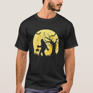 Camiseta Truque De Sasquatch Bigfoot E Dia de as Bruxas eng