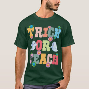 Camiseta Truque engraçado ou professor universitário Figuri