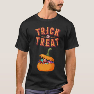 Camiseta Truque legal ou Tratar o Dia das Bruxas