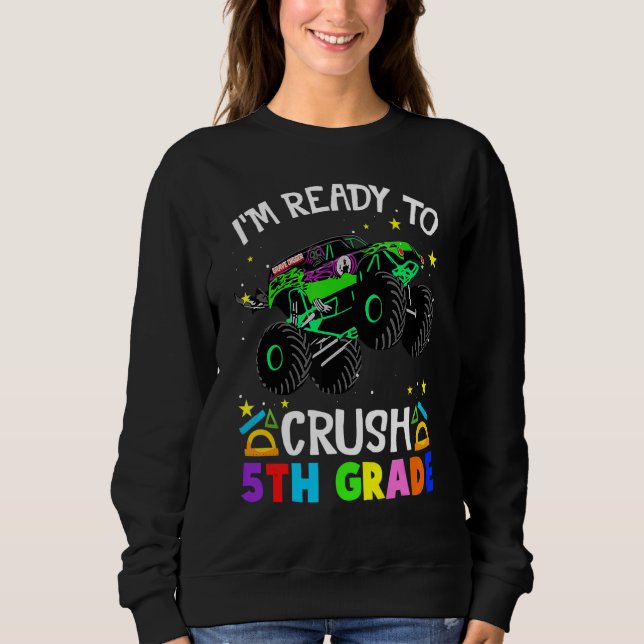 Camiseta Truque Monstro Pronto Para Esmagar 5 (Frente)
