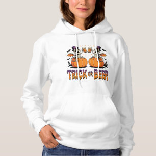Camiseta Truque ou Beer Skeleton Dragons em Pumpkins