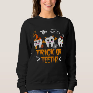 Camiseta Truque Ou Dentista Dentista Halloween Costume Dent