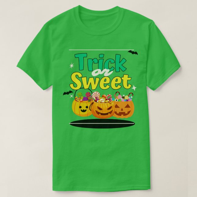 Camiseta Truque ou doce1 (Frente do Design)