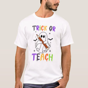 Camiseta truque ou ensinar