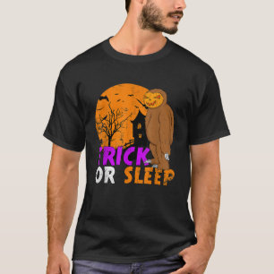 Camiseta Truque Ou Sono Halloween Engraçadinho Chupa De Lam
