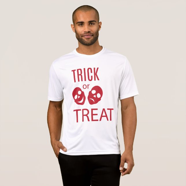 Camiseta Truque ou tratamento (Frente Completa)