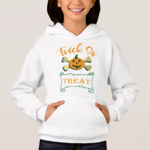 Camiseta Truque ou tratamento de abóbora de Dia das Bruxas