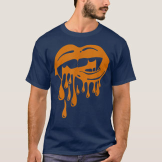 Camiseta Truque ou tratamento de abóbora de Lábios Dias de 