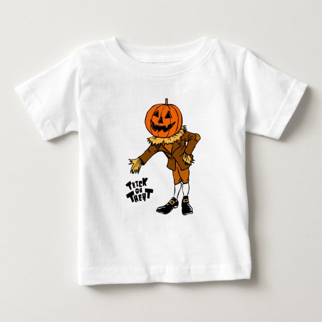 Camiseta Truque ou tratamento de abóbora HALLOWEEN (Frente)