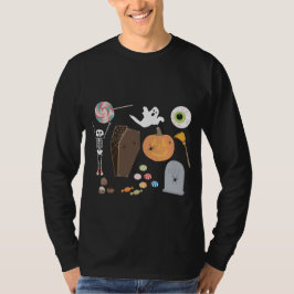 Camiseta Truque ou tratamento de Dia das Bruxas