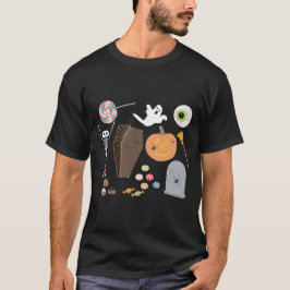 Camiseta Truque ou tratamento de Dia das Bruxas