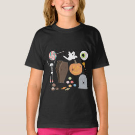 Camiseta Truque ou tratamento de Dia das Bruxas