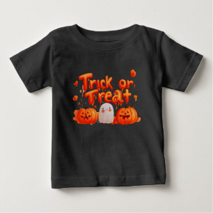 Camiseta Truque ou tratamento, Dia das Bruxas Bonito