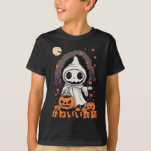 Truque ou tratamento - Kawaii Halloween Spooky Gho