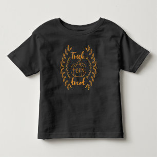 Camiseta Truque ou tratamento no quadro das plantas