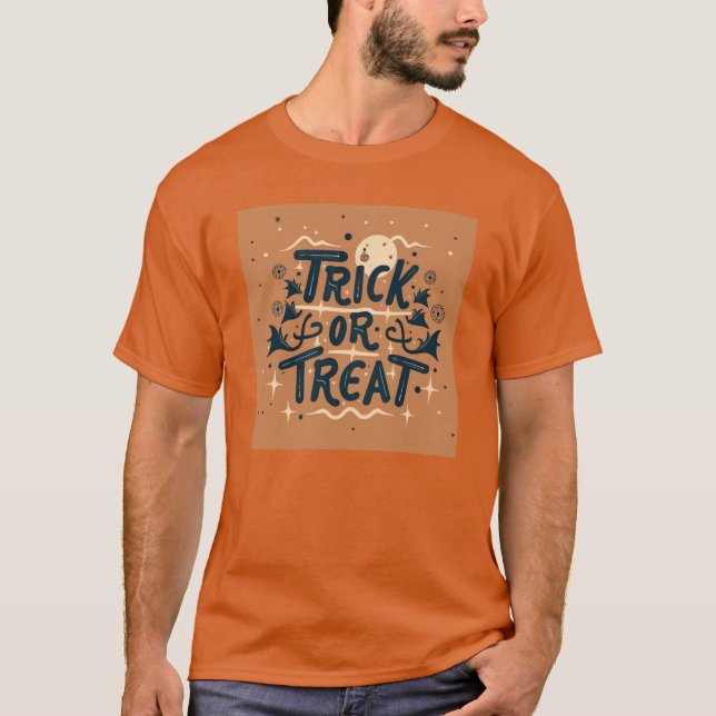 Camiseta Truque ou Tratar (Frente)