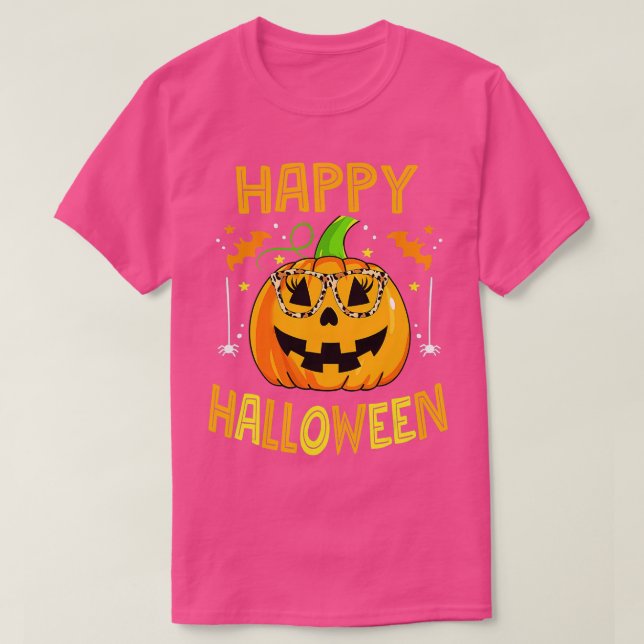 Camiseta Truque Ou Tratar Abóbora Feliz Halloween 2 (Frente do Design)