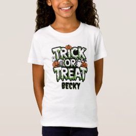 Camiseta Truque ou Tratar Cute