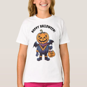 Camiseta Truque ou Tratar Feliz Dia das Bruxas